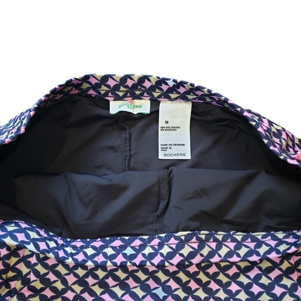 Ready Dockers Golf Womens Geometric Print Skirt M - Picture 3 of 7